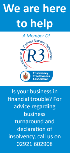We are here to help. A member of R3 (Association of Business Recovery Professionals) and the Insolvency Practitioners Association. Is your business in financial trouble? For advice regarding business turnaround and declaration of insolvency, call us on 02921 602908